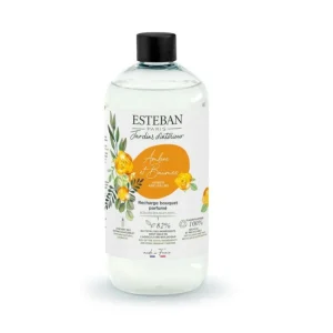 Recharge bouquet parfumé 500 ml Ambre et Baume, Esteban