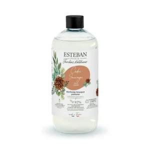 Recharge bouquet parfumé 500 ml Cèdre sauvage, Esteban