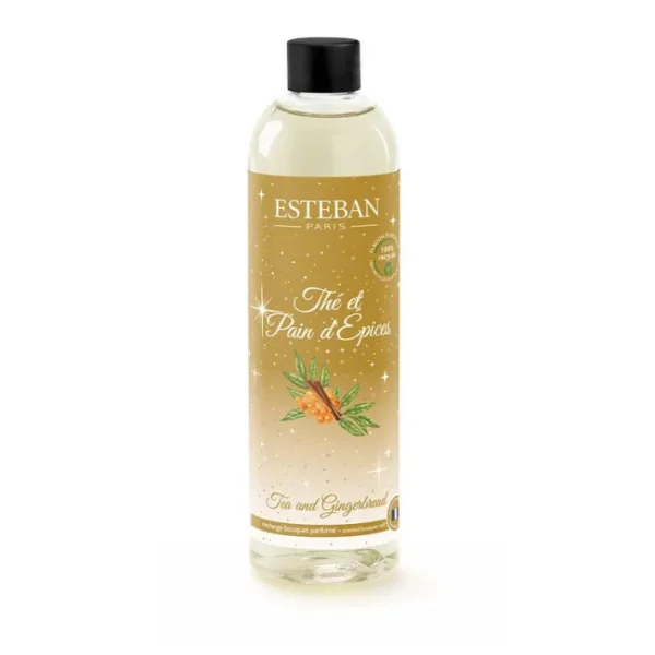 Recharge de bouquet parfumé 250ml Thé et Pain d'épices, Esteban