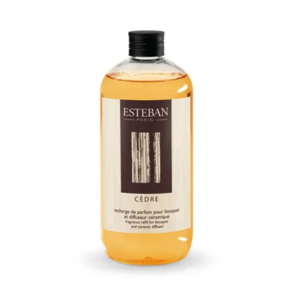 Recharge de parfum bouquet parfumé 500 ml Cèdre, Estéban