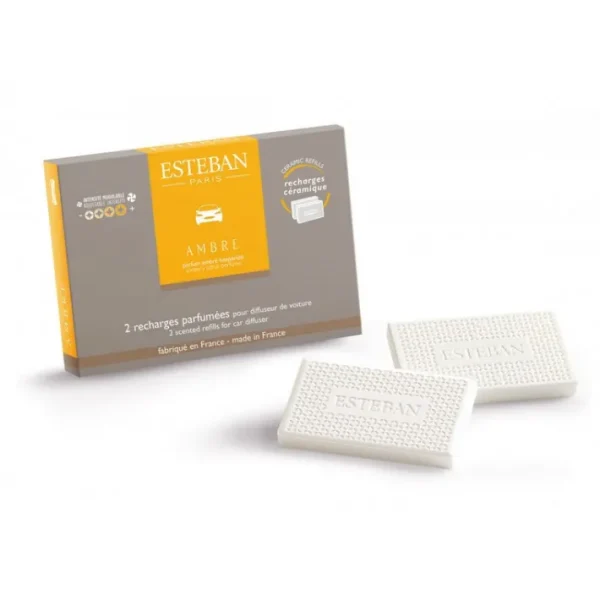 Recharge parfumée pour diffuseur de voiture Ambre, Esteban