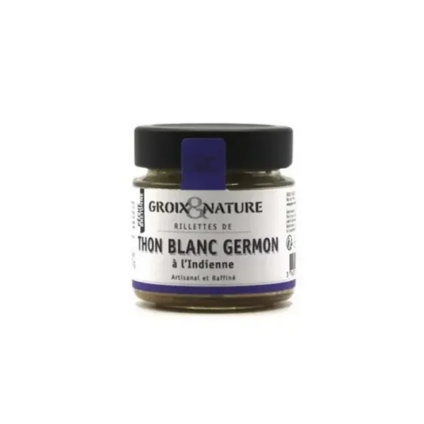Rillettes de Thon Blanc Germon à l'Indienne, Groix et Nature