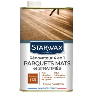Rénovateur 4 en 1 Parquets Mats et Stratifiés, Starwax