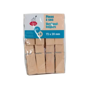 Sachet de 8 Pinces à Sacs, Ecodis