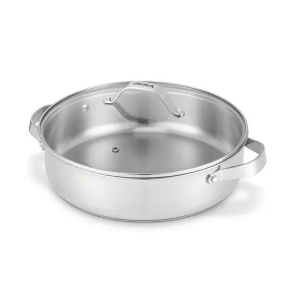 Sauteuse 2 anses avec couvercle en verre 28cm Cicla, Beka