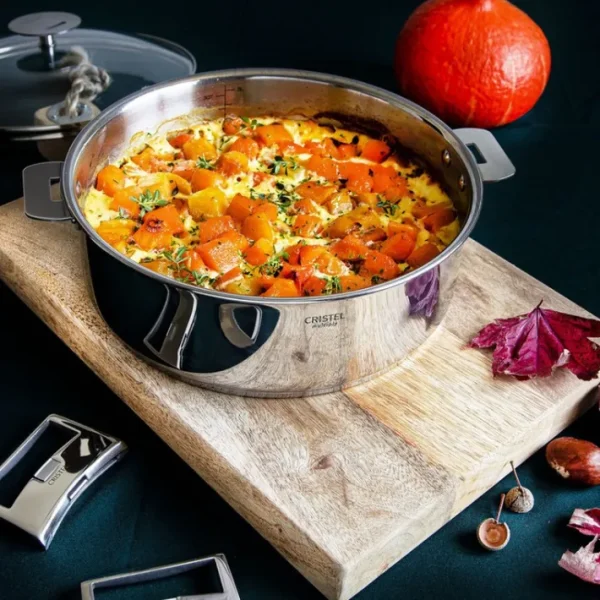 Sauteuse 26cm amovible inox Casteline, Cristel