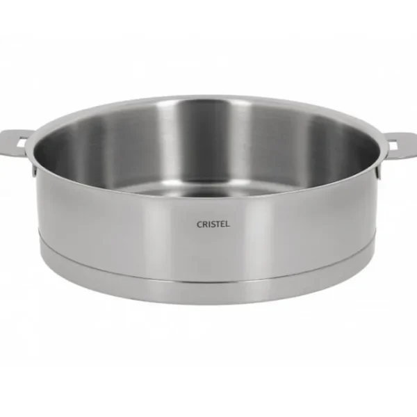 Sauteuse 28cm inox strate amovible, Cristel