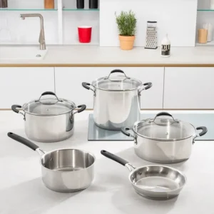 Sauteuse inox 26 cm Tempra avec couvercle, Lagostina