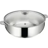 Sauteuse inox avec couvercle Salvaspazio+, Lagostina