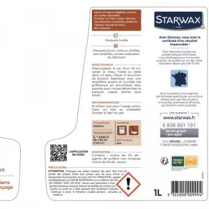 Savon d'entretien parquets huilés Starwax