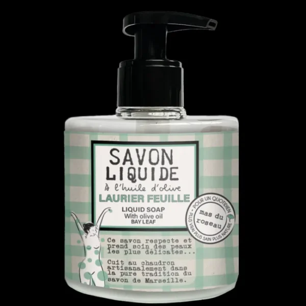 Savon Liquide Laurier Feuille, Mas du Roseau