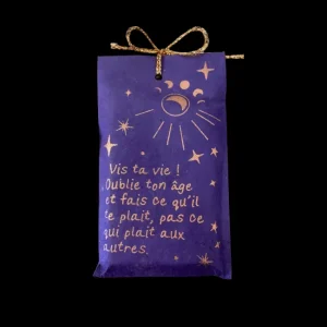 Savon Message Pensée Positive couleur Violet, Mas du Roseau