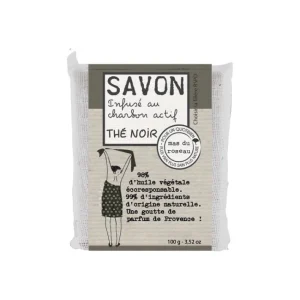 Savon parfumé coloré Thé Noir, mas du roseau