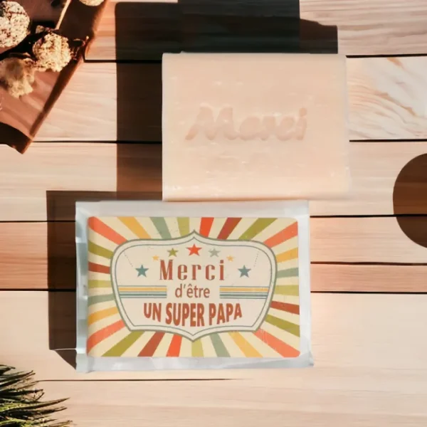 Savonnette de Remerciement Super Papa, Mas du Roseau
