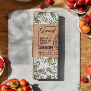 Savonnette infusée à l'Epinard, Mas du Roseau