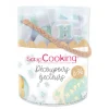 Seau 36 découpoirs éjecteurs chiffres et lettres, Scrapcooking