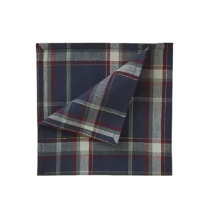 Serviette de table Lueur d'Hiver Carreaux, Sylvie Thiriez