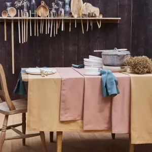 Serviette de table Prélude Jaune Doré, Sylvie Thiriez