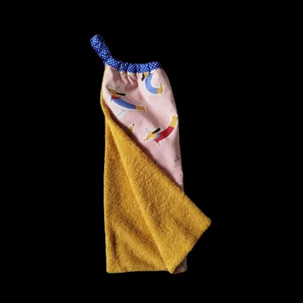 Serviette élastiquée Chien, Les Petits Pinpins