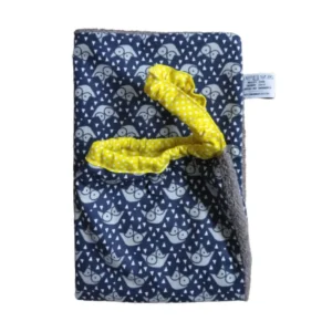 Serviette élastiquée Loup Lunettes, Les Petits Pinpins