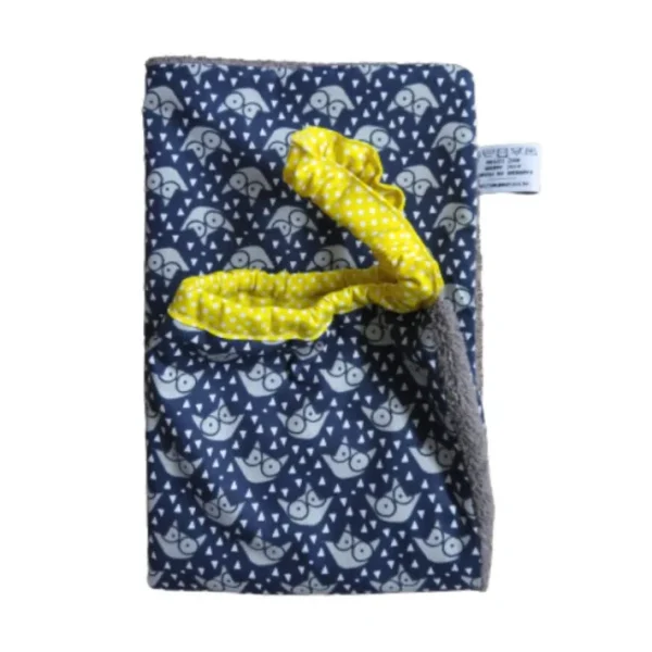Serviette élastiquée Loup Lunettes, Les Petits Pinpins
