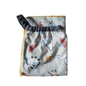 Serviette élastiquée Petit Dino, Les Petits Pinpins