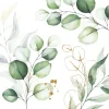 20 serviettes en papier Botanique, Easy Life