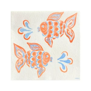 Serviettes en papier gm Poisson Ange, Françoise PAVIOT
