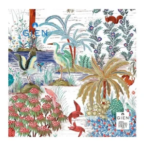 Serviettes en papier Jardin du Palais, Faïencerie de Gien