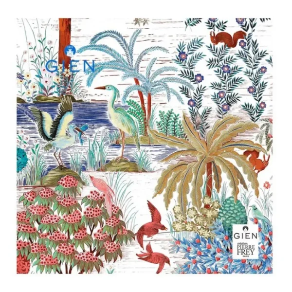 Serviettes en papier Jardin du Palais, Faïencerie de Gien