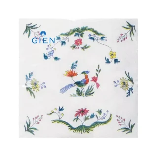 Serviettes en papier Oiseaux de Paradis, Faïencerie de Gien