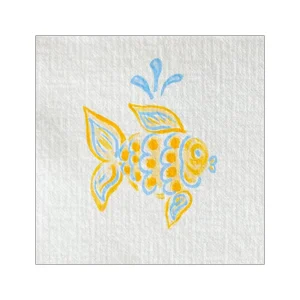 Serviettes en papier pm Poisson Ange, Françoise PAVIOT