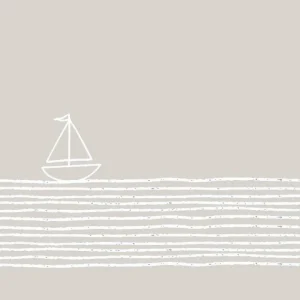 20 serviettes en papier Pure Sailing Taupe, PaperProduct Design