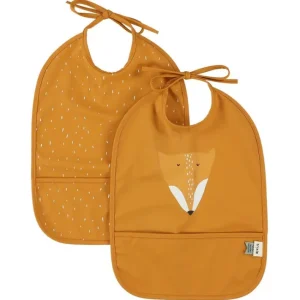 Set 2 bavoirs imperméables Mr Fox, Trixie