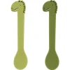 Set 2 cuillères silicone Mr Dino, Trixie