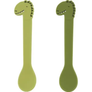 Set 2 cuillères silicone Mr Dino, Trixie