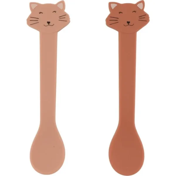 Set 2 cuillères silicone Mrs Cat, Trixie