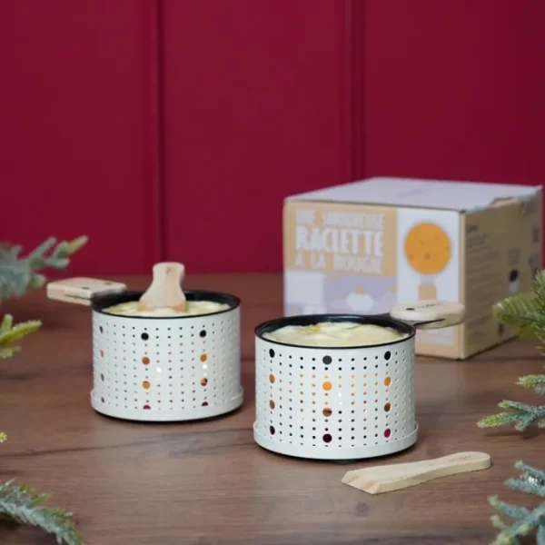 Set 2 raclettes à la bougie Lumi, Cookut