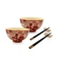 Set de 2 bols 30cl Fleurs Pechino, WD Lifestyle