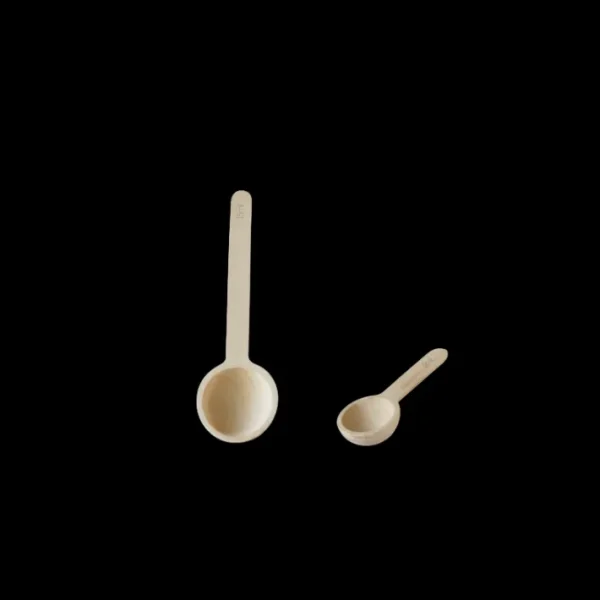 Set de 2 cuillères à doser en bambou, pebbly
