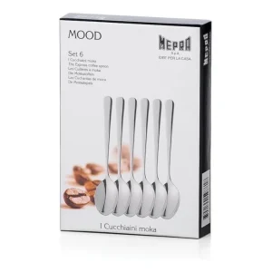 Set de 6 Cuillères à moka Mood, Mepra