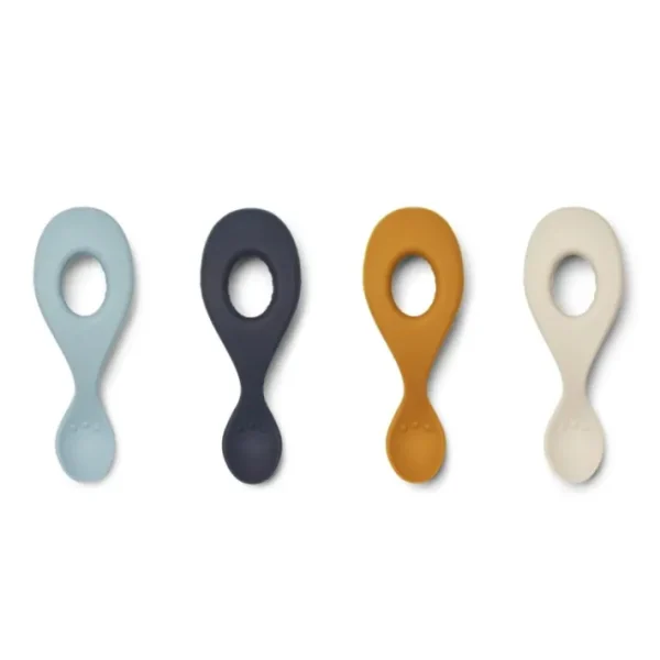 Set de 4 cuillères en silicone Liva, Liewood