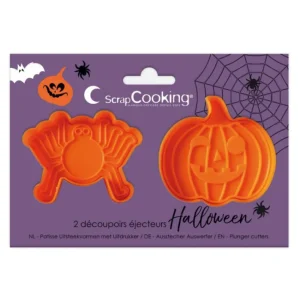 Set de 2 découpoirs éjecteurs Halloween, Scrapcooking