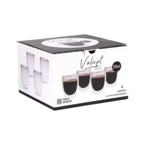 Set de 4 gobelets Double Paroi Volupt, Table Passion