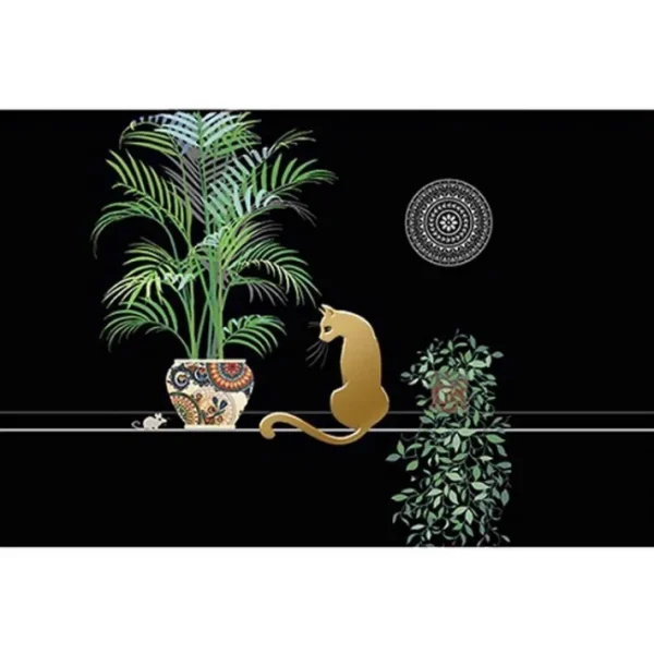 Set de Table Bug Art Chats Plantes, Kiub