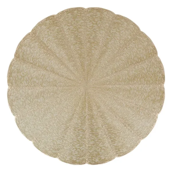 Set de table rond doré 38 cm Lumi, Côté Table