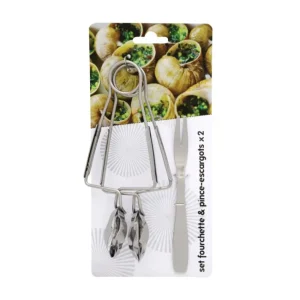 Set fourchette et pince-escargots x2, Chevalier Diffusion