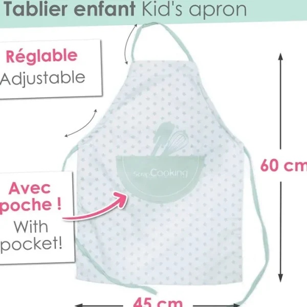 Set tablier + toque enfant, Scrapcooking
