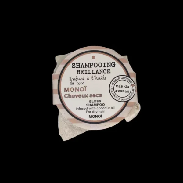 Shampooing solide Brillance Monoï, Mas du Roseau