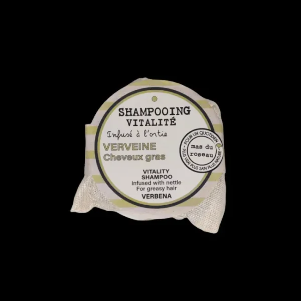 Shampooing solide Vitalité Verveine, Mas du Roseau